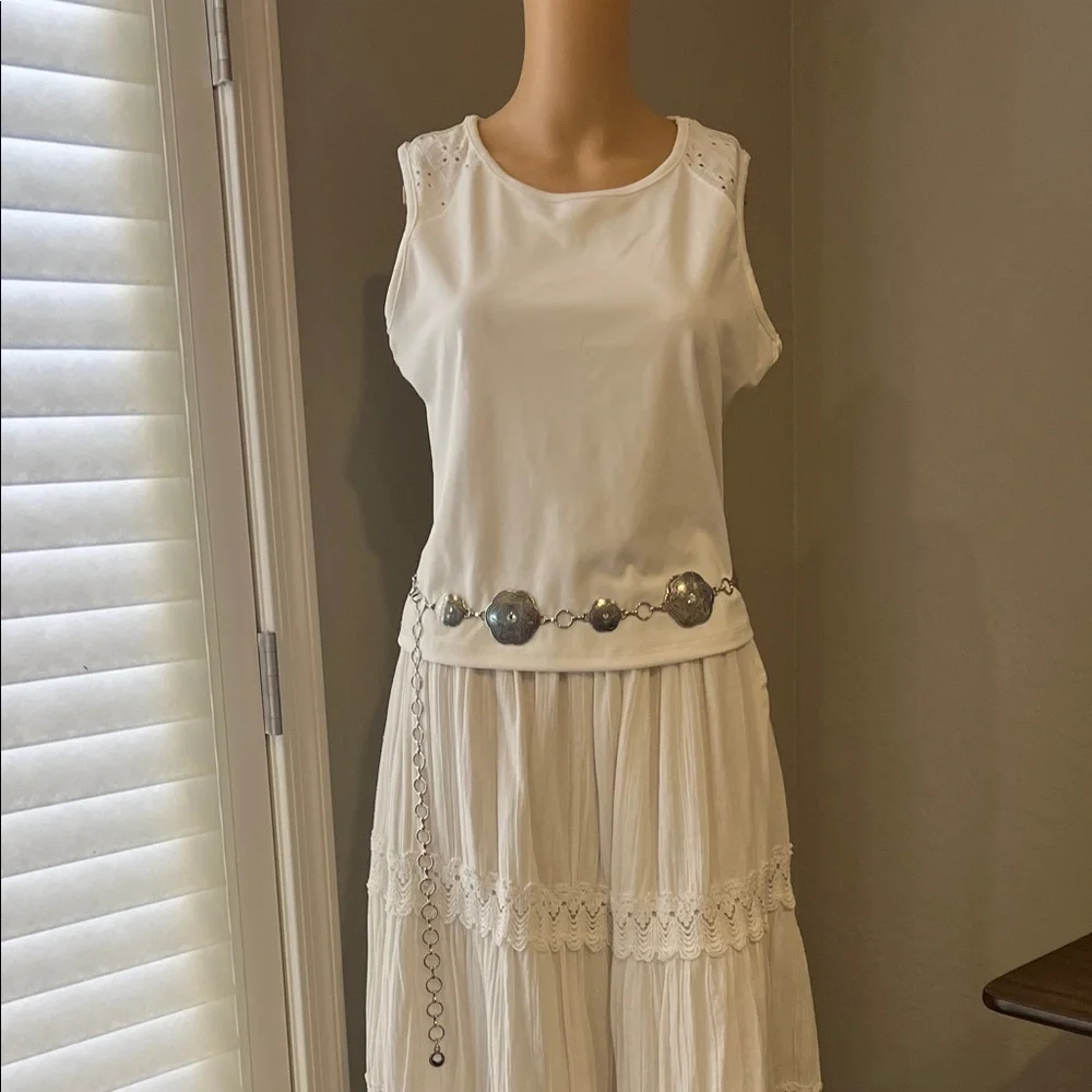 Silver concho belt M - Picture 3 of 5